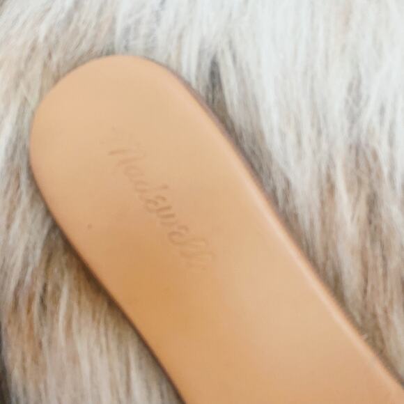 Madewell The Tracie Crisscross Slide Sandal in Snake Embossed Leather - Picture 5 of 7